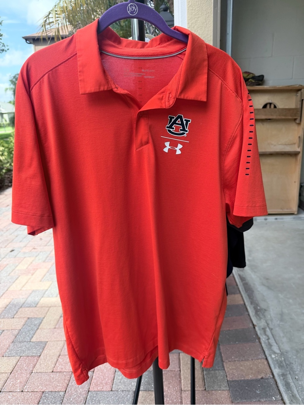 Under Armour Orange Auburn Tigers Performance Polo